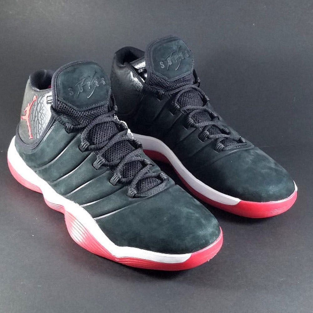 Jordan Super Fly Mens Size 15 Black Red 921203-001 - Picture 2 of 8